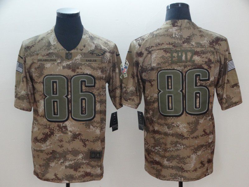 Men Philadelphia Eagles 86 Ertz Camo Nike Vapor Untouchable Limited NFL Jersey